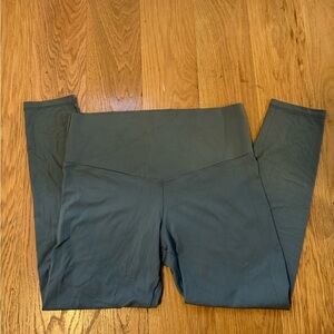 Aerie High-Waisted Green Leggings